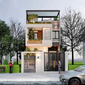 Thiết kế – Thi công xây dựng – Hoàn thiện nội thất nhà phố Trị An – Đồng Nai
